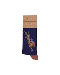 Wrendale Designs "Ready for my Close Up" Pheasant Men's Socks